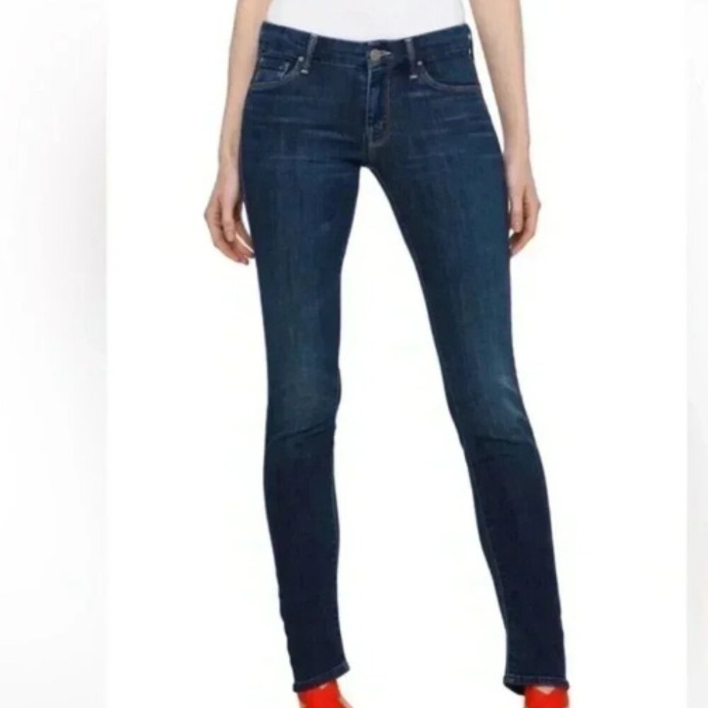 Mother "The Looker" Dark Wash Skinny Jeans Denim Mid Rise 26